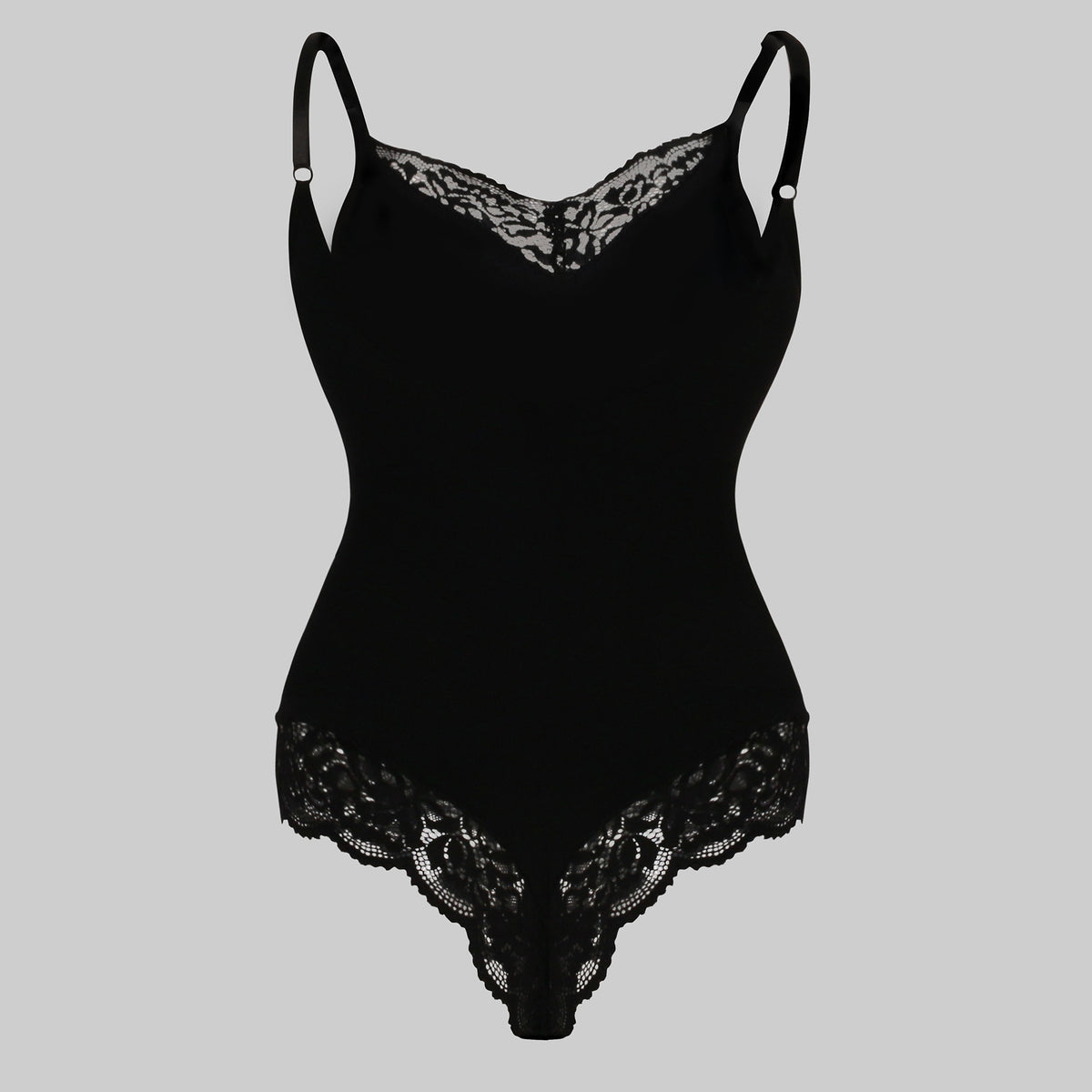 Body Curvy™ Lace Thong Shaping Bodysuit with Tummy Support