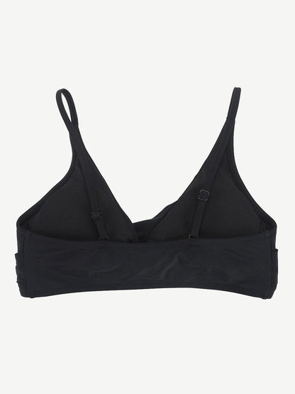 Cross-Front Sculpting One-Piece Swimsuit