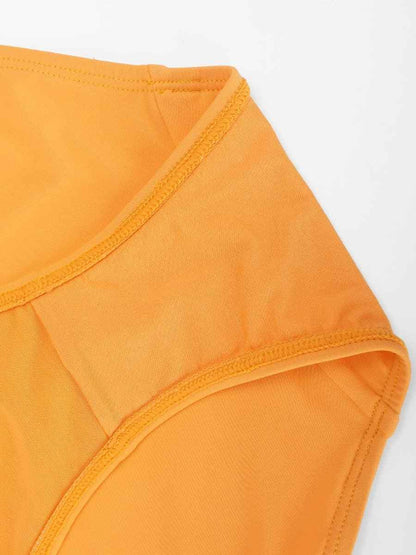 One-Piece Tummy Control Swimsuit with Removable Cups
