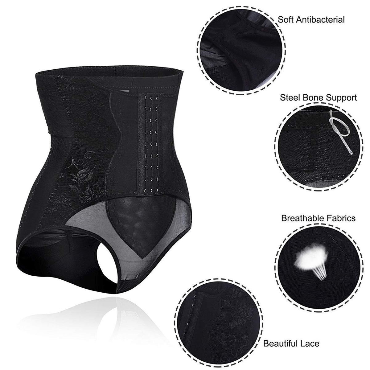 Body Curvy™ High-Waisted Shaping Panties with Firm Tummy Control