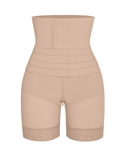 2-In-1 High-Waisted Booty Lift Shaper Short