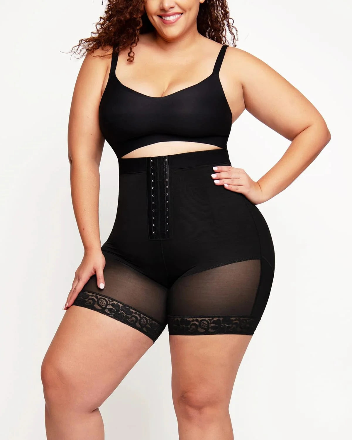 2-In-1 High-Waisted Booty Lift Shaper Short
