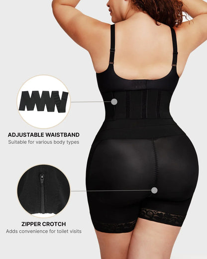 2-In-1 High-Waisted Booty Lift Shaper Short