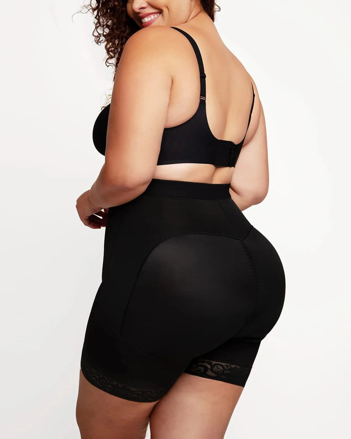 2-In-1 High-Waisted Booty Lift Shaper Short