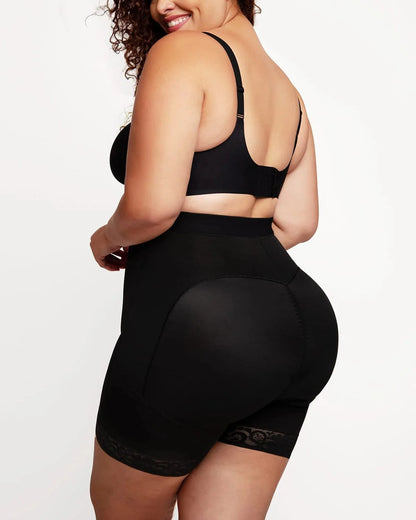 2-In-1 High-Waisted Booty Lift Shaper Short