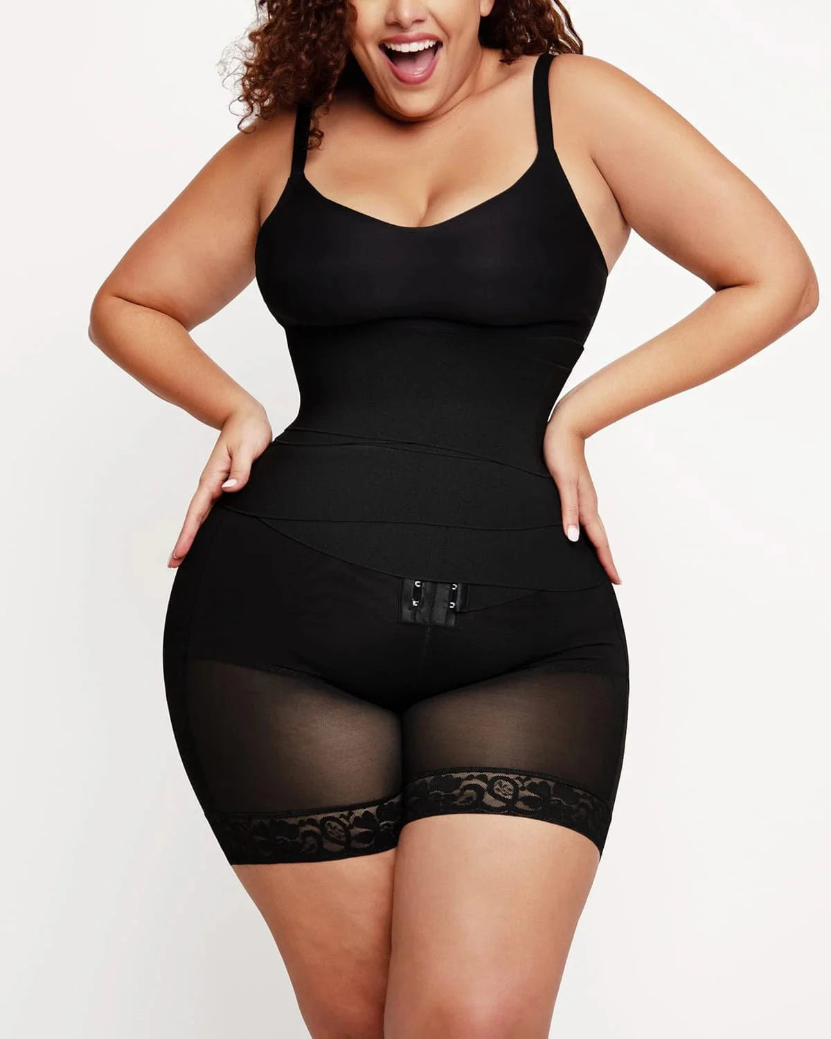 2-In-1 High-Waisted Booty Lift Shaper Short