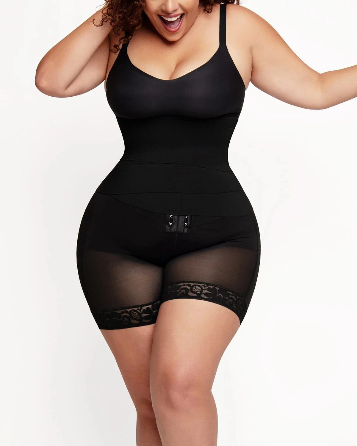 2-In-1 High-Waisted Booty Lift Shaper Short