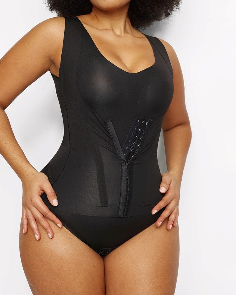 Body modelador 3 em 1 Cream Touch™ com cueca redutora