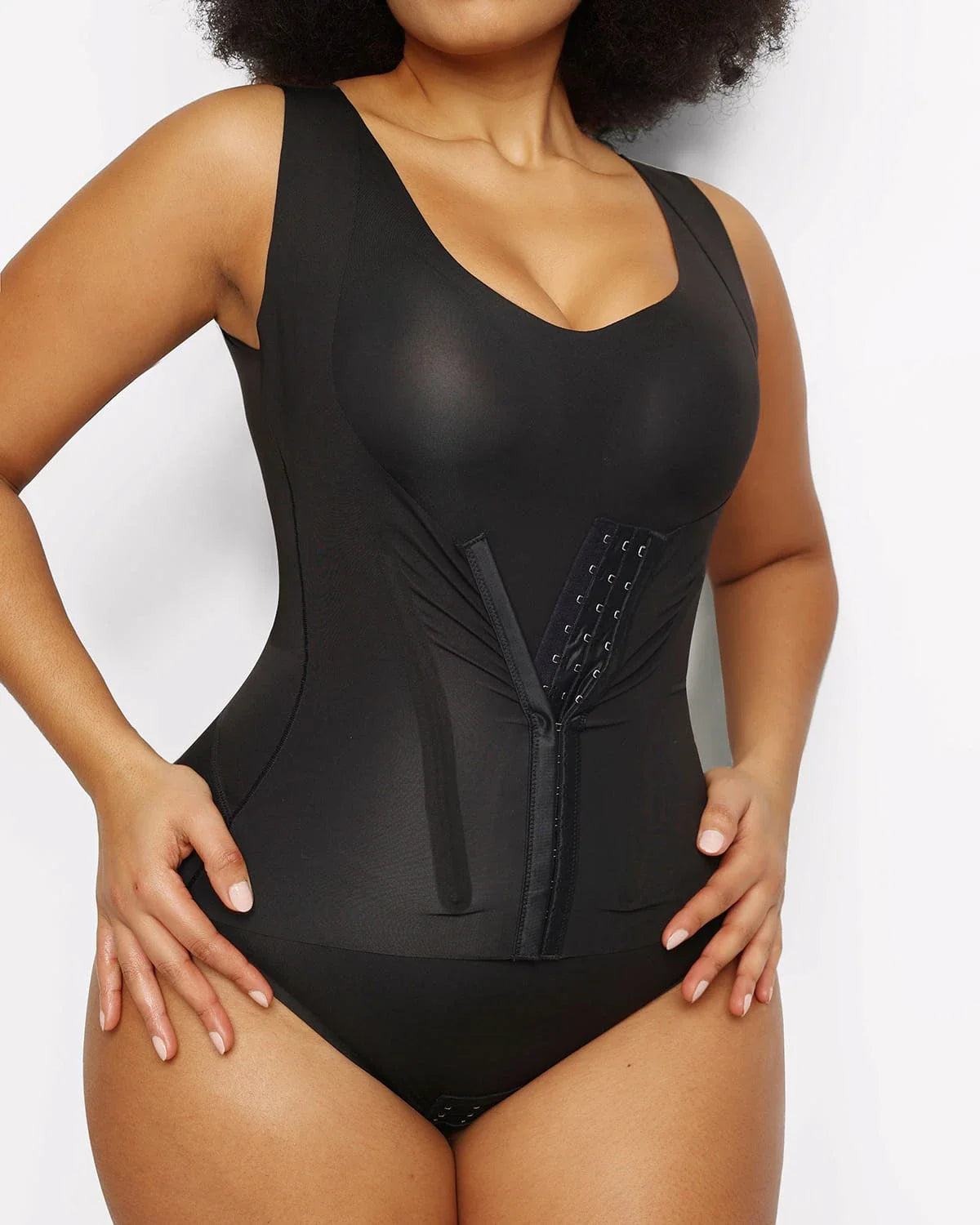 Body modelador 3 em 1 Cream Touch™ com cueca redutora