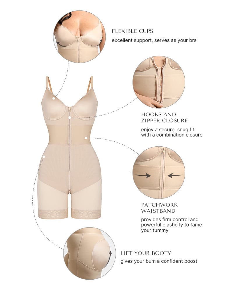 ElasticFuse Waistband Shaping Bodysuit