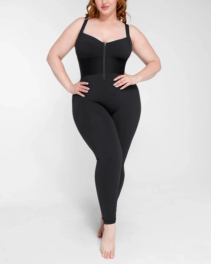 ElasticFuse Waistband Shaping Jumpsuit