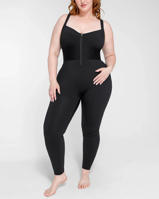 ElasticFuse Waistband Shaping Jumpsuit