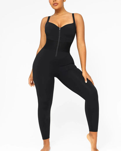 ElasticFuse Waistband Shaping Jumpsuit