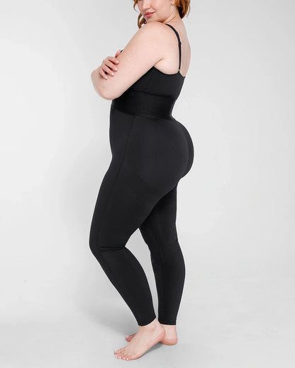 ElasticFuse Waistband Shaping Jumpsuit