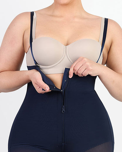High-Waisted Firm Tummy Compression Mid Thigh Short