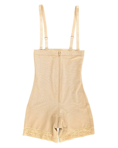 High-Waisted Firm Tummy Compression Mid Thigh Short