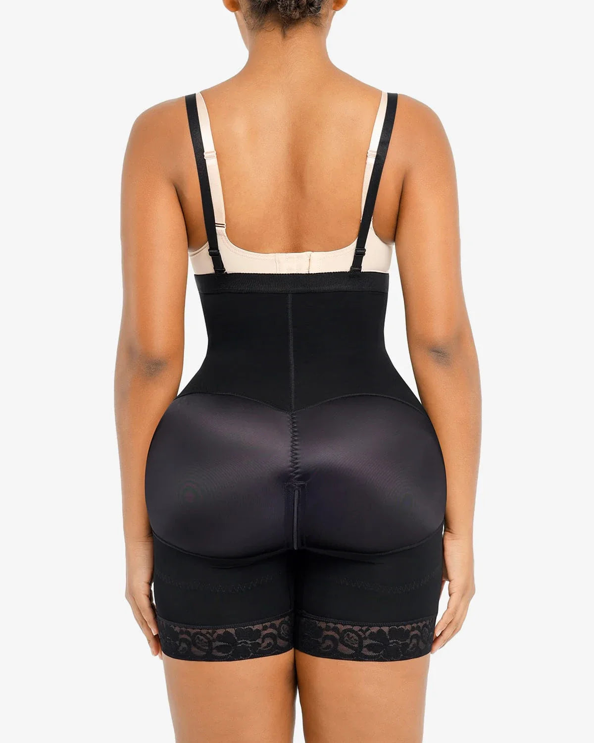 High-Waisted Firm Tummy Compression Mid Thigh Short