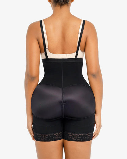 High-Waisted Firm Tummy Compression Mid Thigh Short