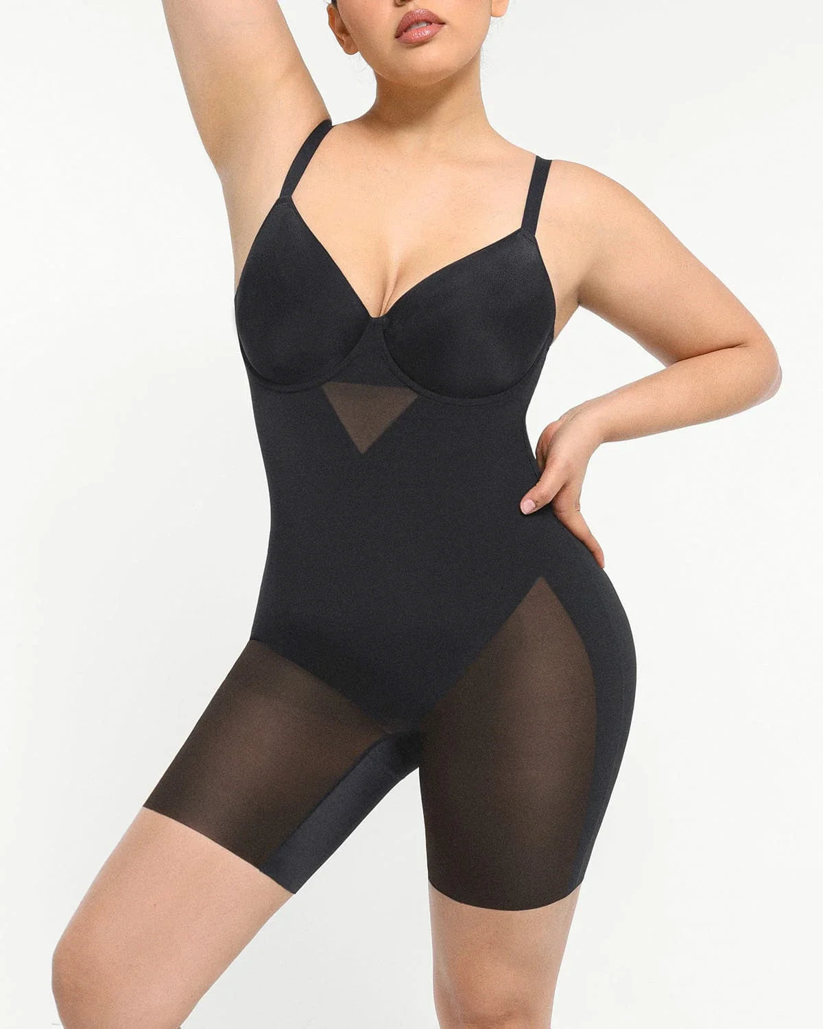 Cream Touch™ Naadloze corrigerende bodysuit met volledige dekking