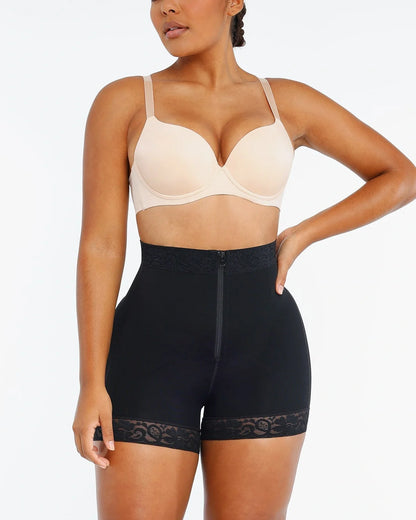 Lace Steel Boned Butt Enhancer Short