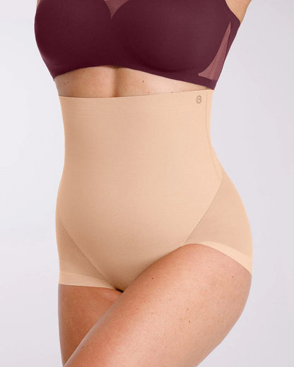 High-Waisted  Brief + Mid Thigh Short