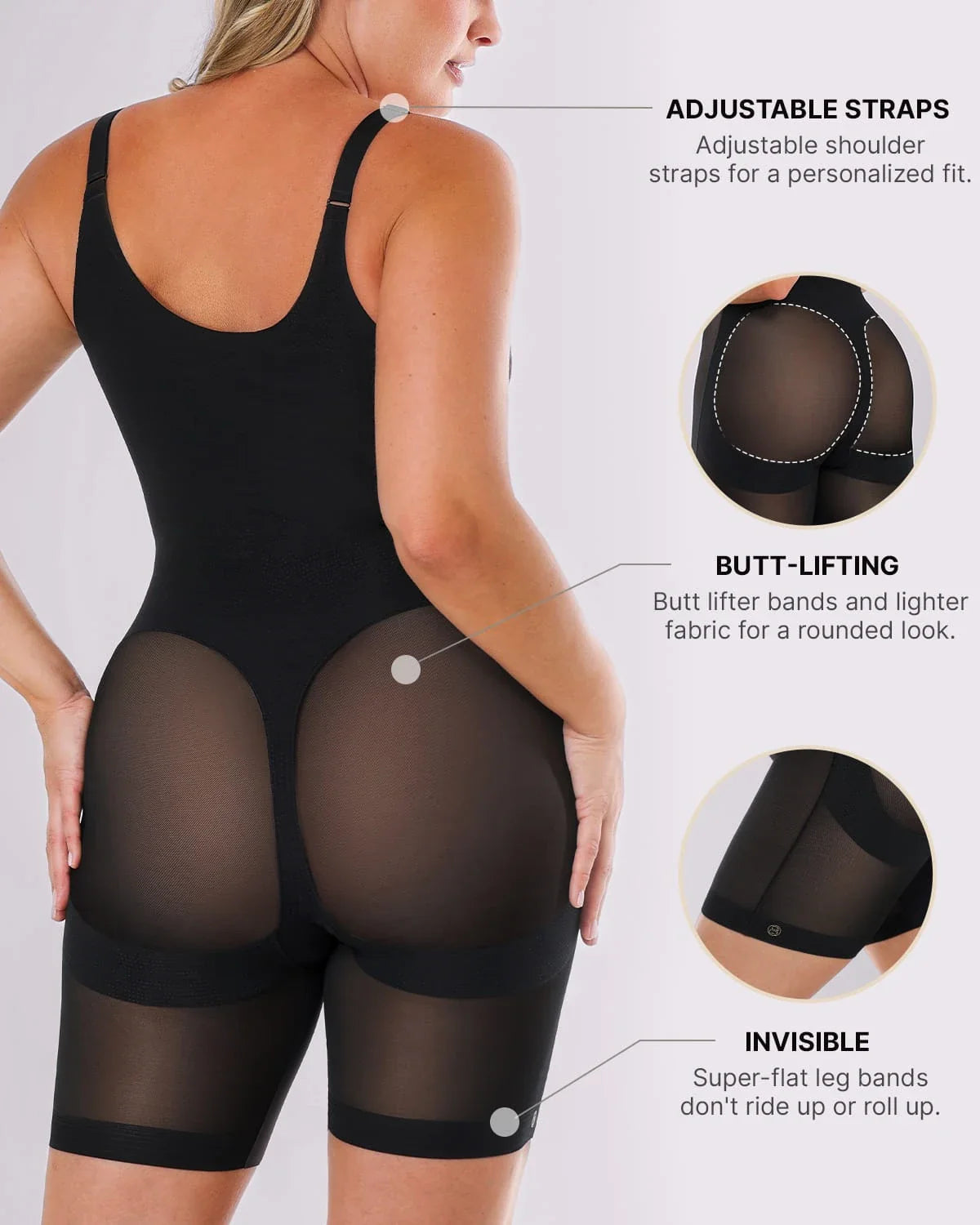 MeshSmooth™ Butt-Lifting Bodysuit