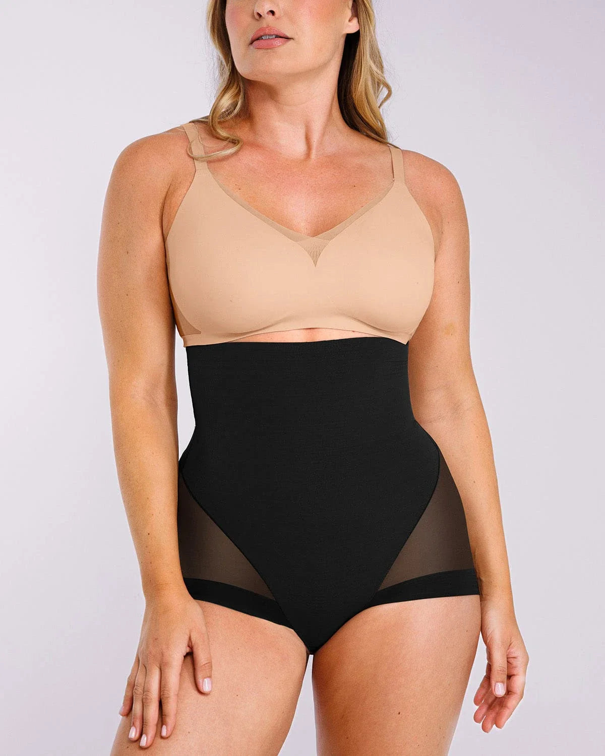 High-Waisted  Brief + Mid Thigh Short