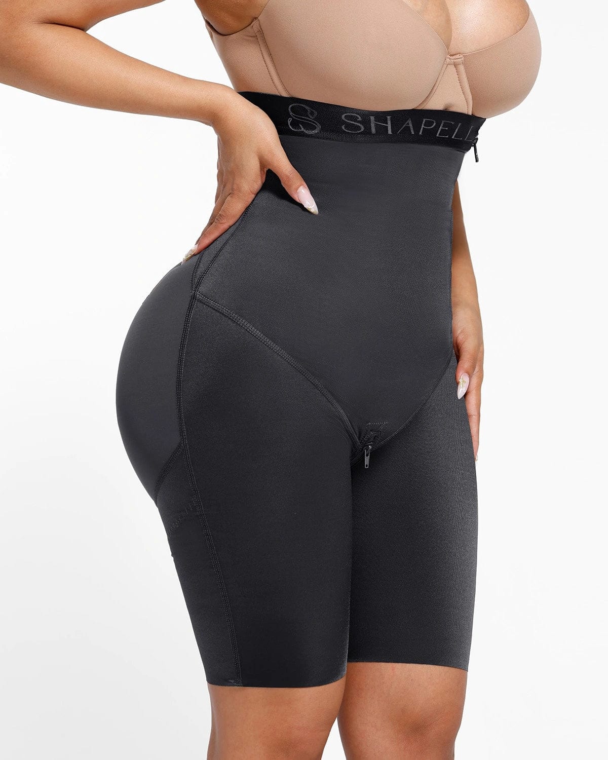 SilkSculpt Butt-Lifting High-Waisted Short