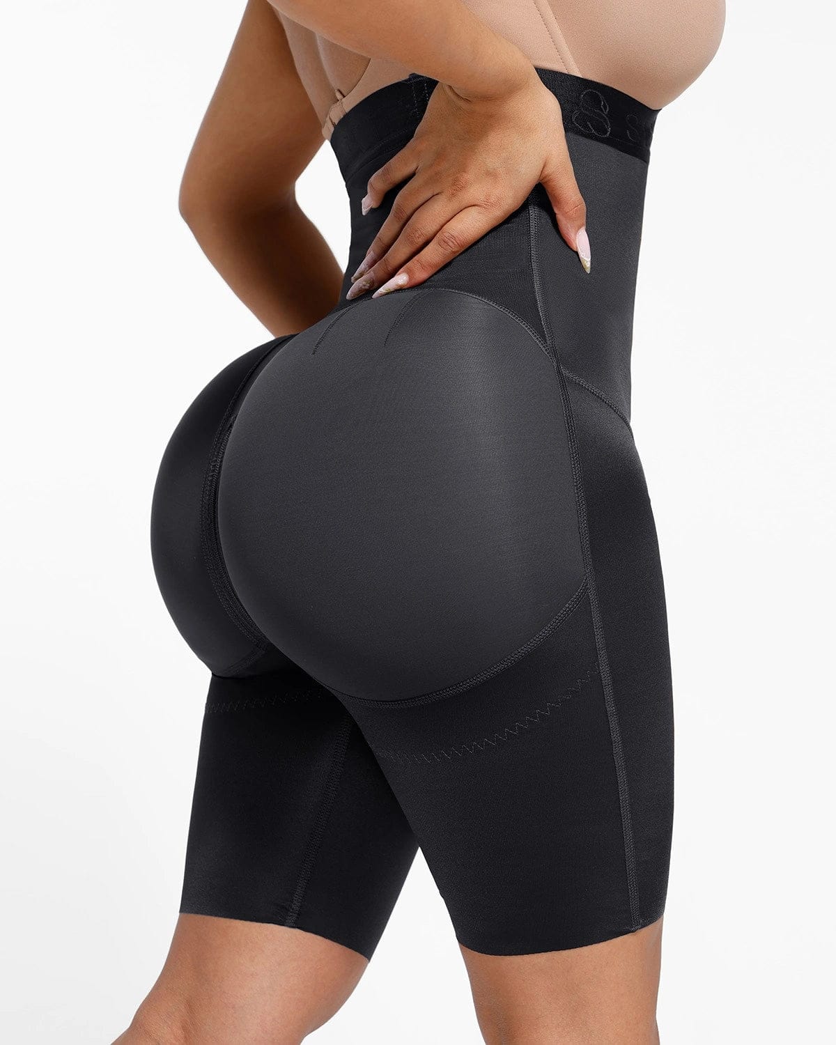SilkSculpt Butt-Lifting High-Waisted Short