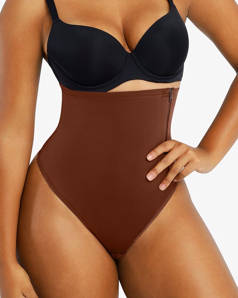 Side Zip Thong