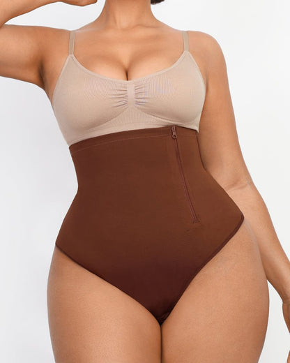 Side Zip Thong