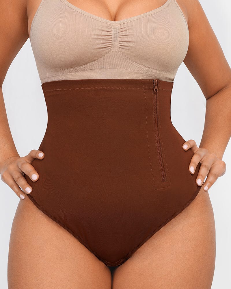 Side Zip Thong