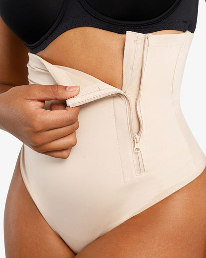 Side Zip Thong