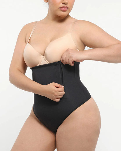 Side Zip Thong