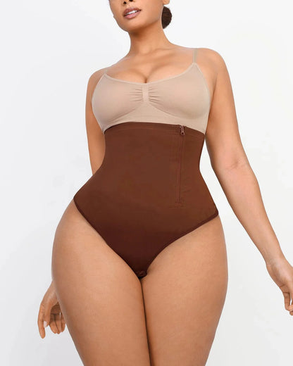 Side Zip Thong