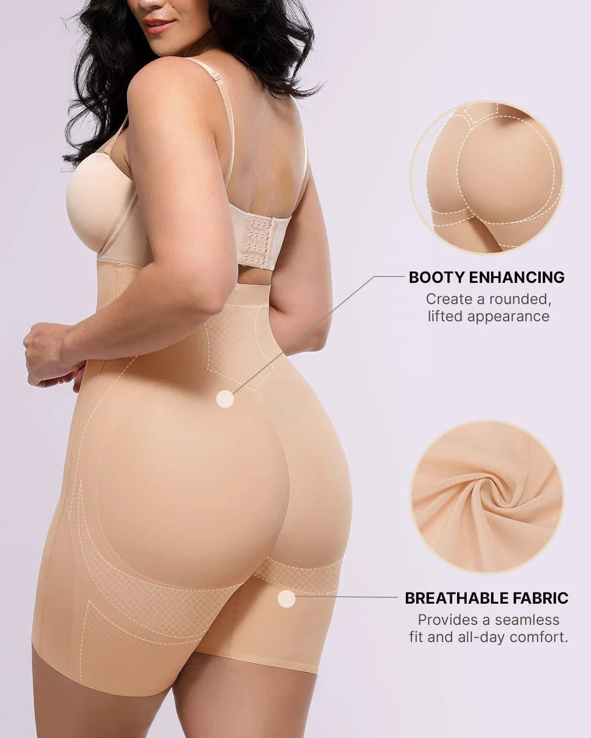 Cream Touch™ Tummy Control Flawless Smoothing Mid Thigh Short