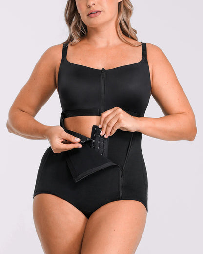 Built-in Tummy Control Cincher Brief Bodysuit