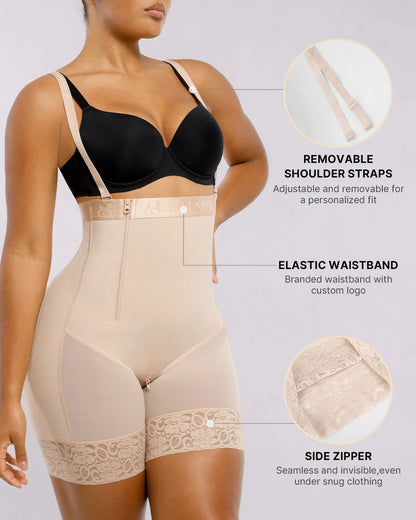 Postpartum Side Zipper Support Short