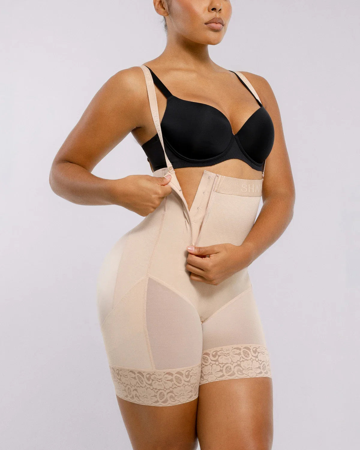 Postpartum Side Zipper Support Short