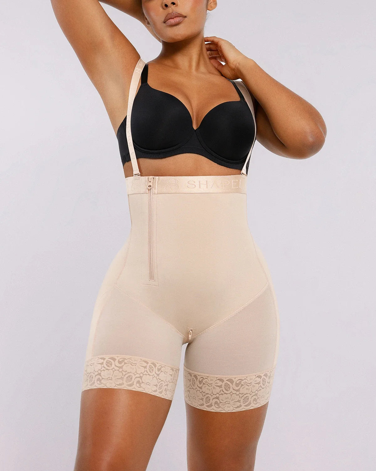 Postpartum Side Zipper Support Short