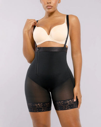 Postpartum Side Zipper Support Short