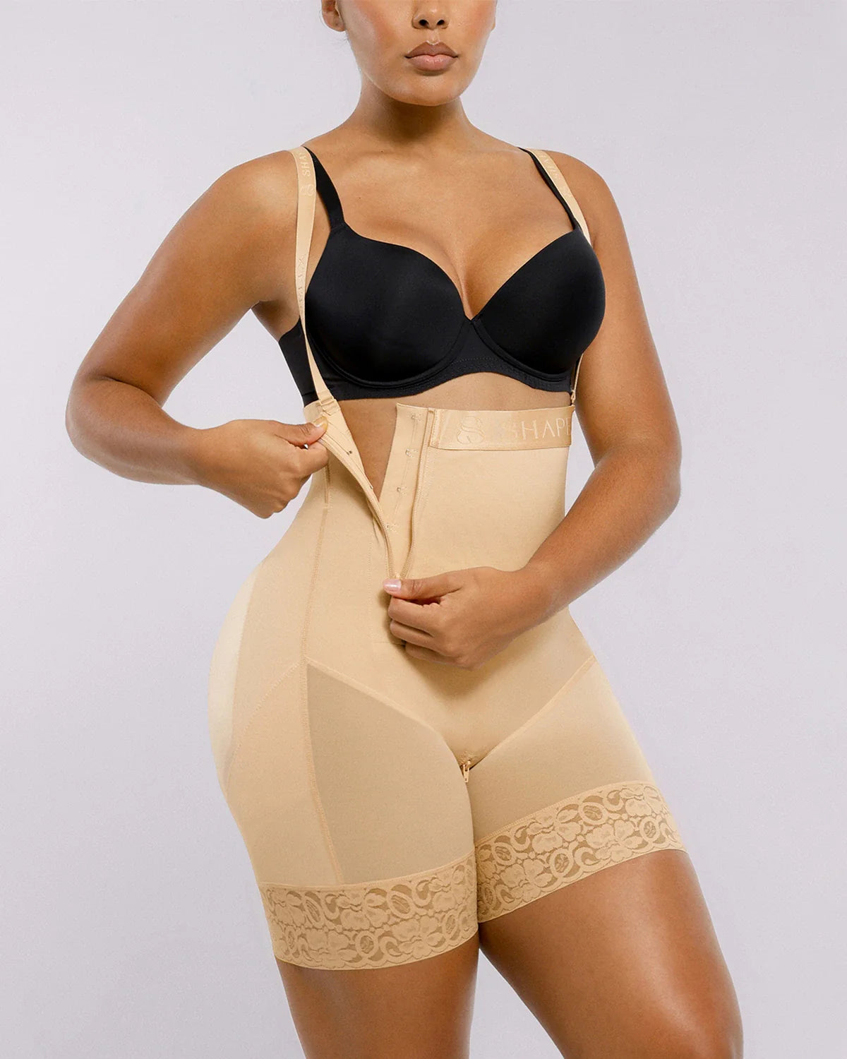 Postpartum Side Zipper Support Short