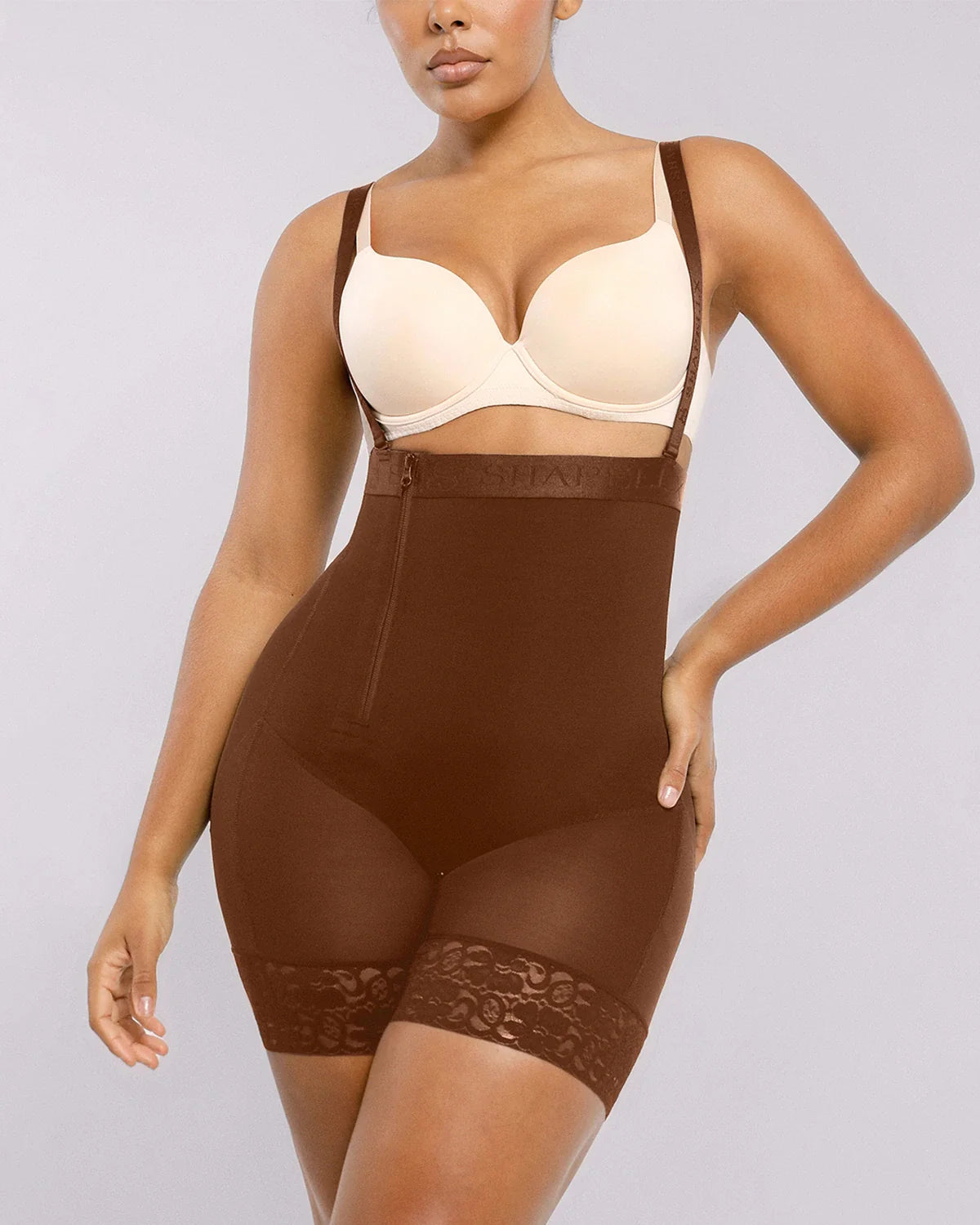 Postpartum Side Zipper Support Short