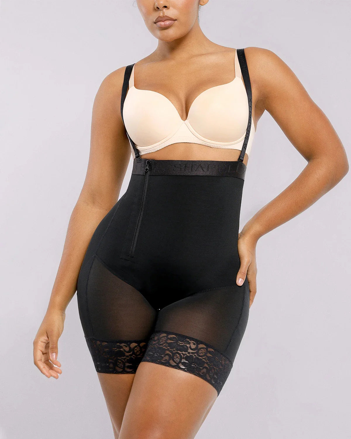Postpartum Side Zipper Support Short