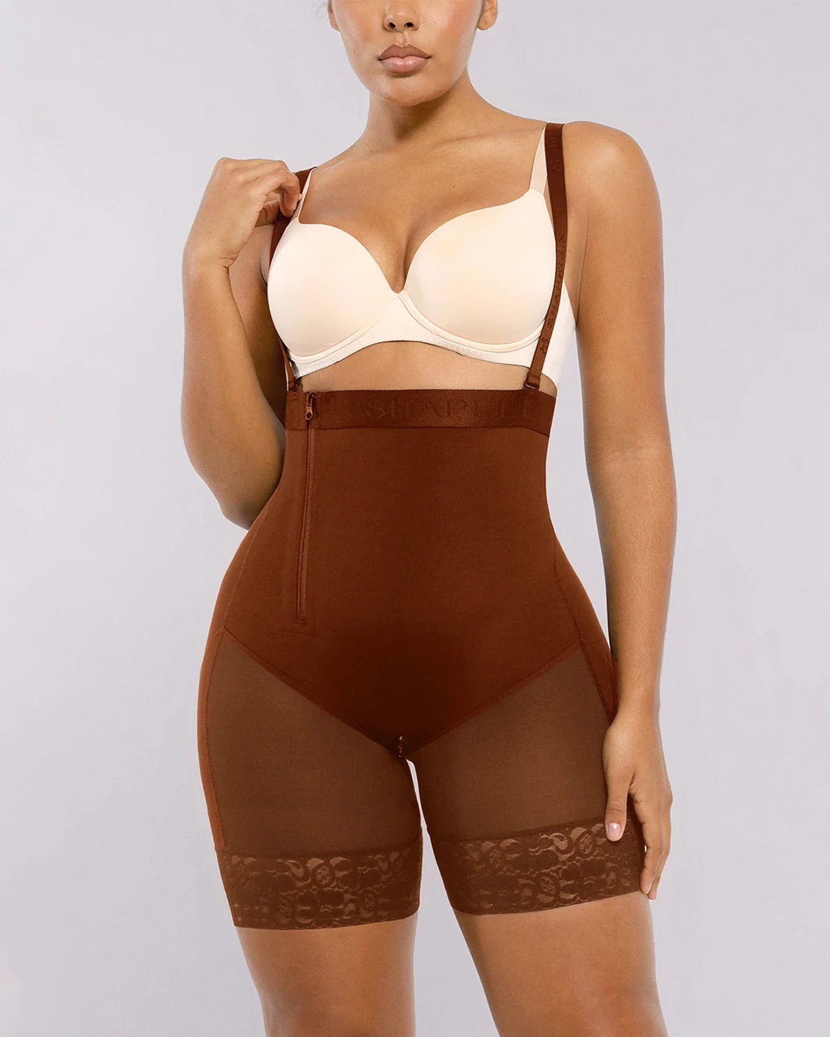 Postpartum Side Zipper Support Short