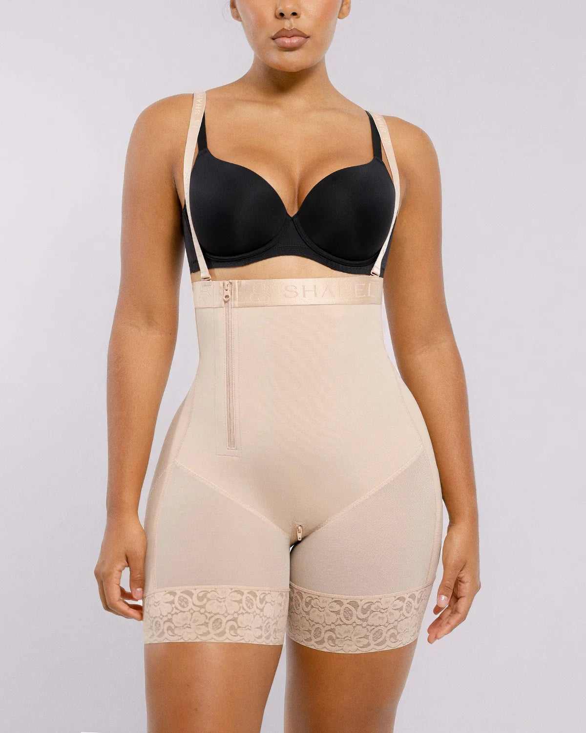 Postpartum Side Zipper Support Short