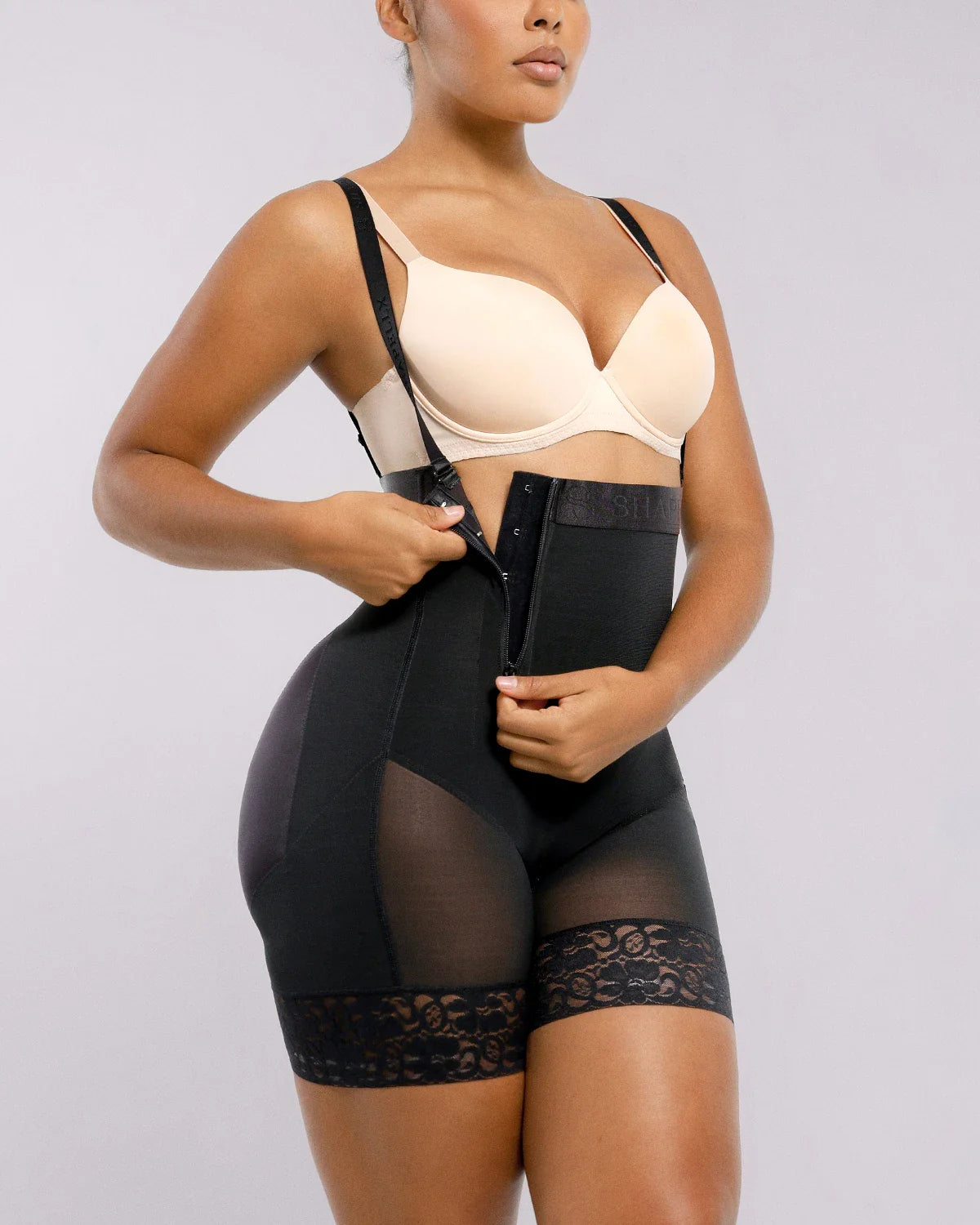 Postpartum Side Zipper Support Short