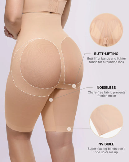 MeshSmooth™ Butt-Lifting Above-Knee Short