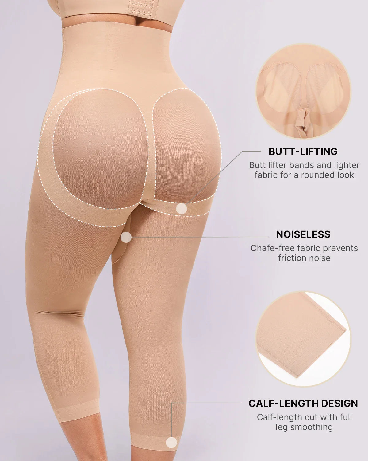 MeshSmooth™ Butt-Lifting Capri