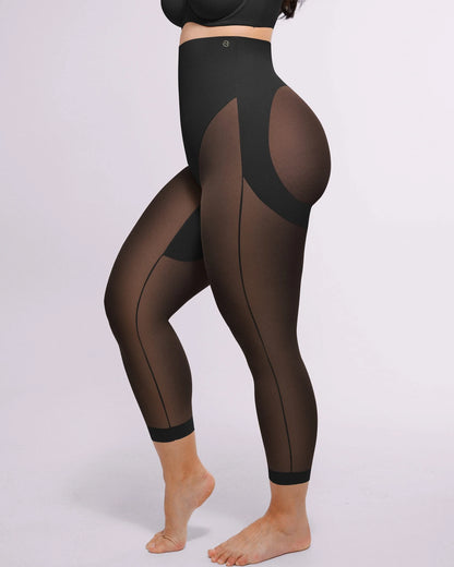 High-Waisted Mid Thigh Short + Capri